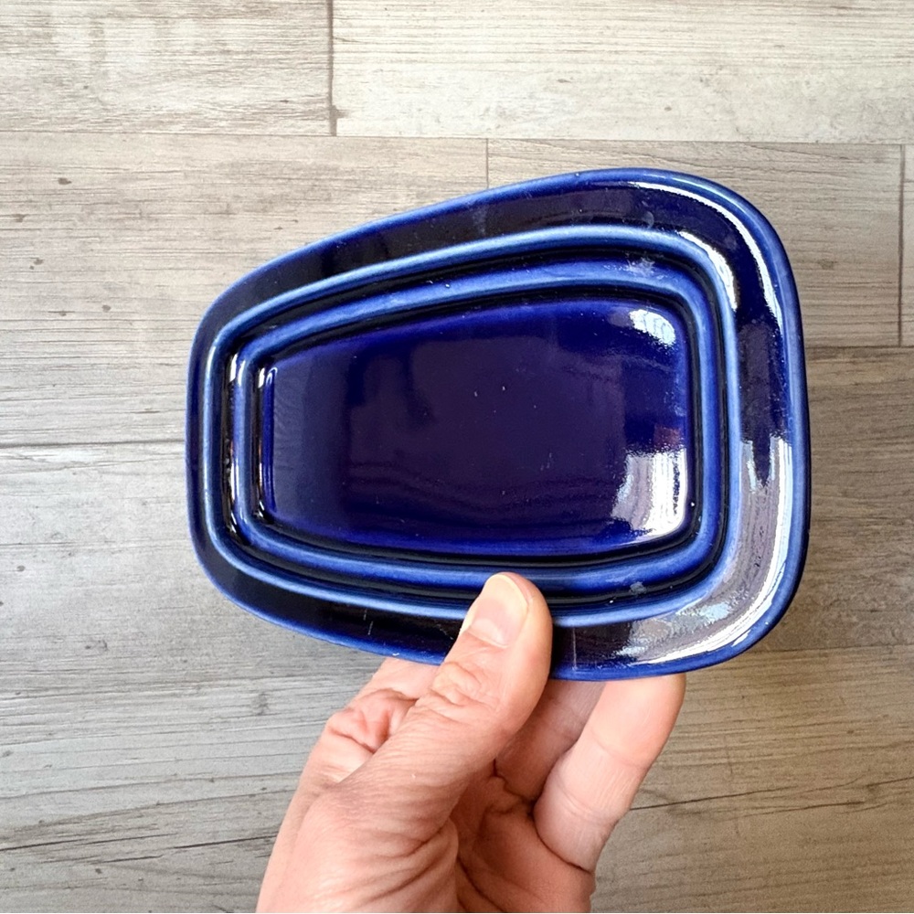 Fiesta Cobalt Small Butter Dish Bottom - Picture 4 of 9